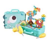 Kids Workbench, Realistic Fun Educational Leisure Games, Kids Work Bench, for Boys Play Mechanic Yard Car Vehicle Family Time Offices Social Situations School Home Daily Mind Brain