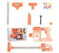 Kids Working Vacuum Cleaner - Real Suction Toy, Electric Vacuum Set, Interactive Cleaning Machine | Pretend Play Housekeeping for Boys Girls Age 3 Plus Learning Activity Indoor Home Fun