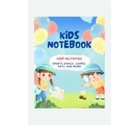 Kids Writing Notebook: Ruled Line Paper, Journal, Gift for Writers, Cute Activity Book