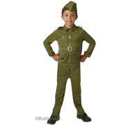 Kids WW1 WW2 Solider Boys Fancy Dress World War One Child Uniform Army Costume