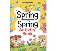 Kids- Yellow and Black Cute Kindergarten Spring Activity Book: Spring, little creatures, insects, coloring, fun learning, engaging, activity, motor skills, writing, tracing, spellings