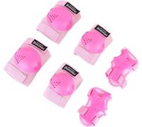 Kids/Youth Knee Pad Elbow Pads for Roller Skates Cycling BMX Bike Skateboard Inline Rollerblading Skating Skatings Scooter Riding Sports (Pink, Small (3-7 years))