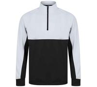 Kids Zip Neck Boys Girls Teamwear Contrast Colour Finden & Hales Tracksuit Top