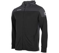 Kid's zip-up hooded track jacket Stanno Pride Noir 10 ans