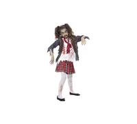 Kids Zombie School Girl Costume (Medium) | Halloween