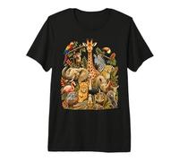 Kids Zoo Safari Animals Wildlife Jungle Birthday Party Premium T-Shirt