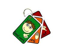 kids2learn Behaviour Cue Cards For Children (Durable Plastic) Autism, ADHD, Visual Non Verbal Communication, SEN