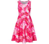 Kids4ever Girls Dresses Kids Summer Dress 4-5 Years Casual Skater Dress Sleeveless A-line Round Neck Party Dresses Rose Pink
