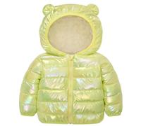 Kids4ever Girls Winter Coat Toddler Jacket Coats Cute Jackets with Bear Ear Waterproof Coat 2-3 Years Yellow