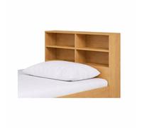 Kidsaw Bookcase Headboard Attachment, Oak Effect in Brown | Size: Single Kidsaw Brown Single