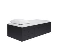 Kidsaw Captain's Single 3ft Cabin Bed BLACK Kidsaw Black Single