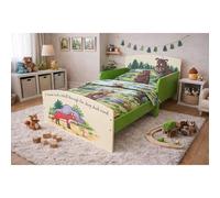 Kidsaw Gruffalo Kids Toddler Bed Frame with Safety Rails | Size: Junior Kidsaw Multicolor Junior