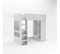 Kidsaw High Sleeper in White | Size: Single Kidsaw White Single