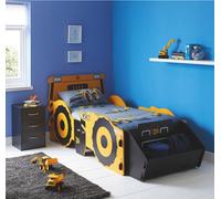 Kidsaw Jcb 4 Cx Single Bed With Front Scoop Storage