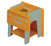 Kidsaw JCB Yellow and White Single Shelf Bedside Table - Wilko