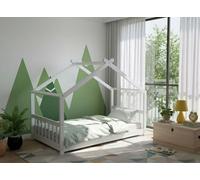 KIDSAW Jinsen Single Cottage Bed, White