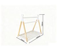KIDSAW Jinsen Toddler House Bed, Multi