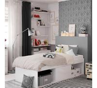 Kidsaw Low Single 3Ft Cabin Bed White
