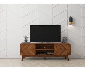 Kidsaw Lv44 Columbian Walnut Tv Cabinet Engineered Wood