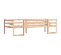 vidaXL Kids' Bed Frame Bedroom Bedstead Bed Base 75x190 cm Solid Wood Pine