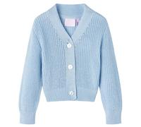 Kids'Cardigan Long Sleeve Coats Toddler Children Knit Sweater Knitted Blue vida