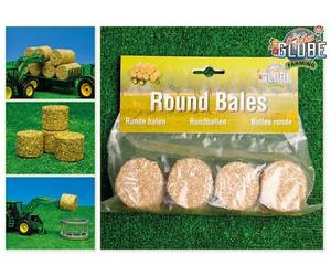 Kidsglobe Unwrapped Round Bales (4 Pack) 1:32