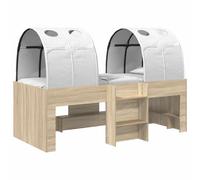 Kids'High Bed Frame with Tunnel Engineered Wood Children's Modern vidaXL