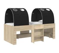 Kids'High Bed Frame with Tunnel Engineered Wood Children's Modern vidaXL