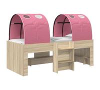 Kids'High Bed Frame with Tunnel Engineered Wood Children's Modern vidaXL