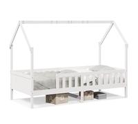 Kids'House Bed Frame Toddler Bed Base Children's Bed Solid Wood Pine vidaXL [EEK: N/A]