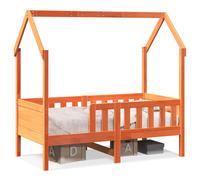 Kids'House Bed Frame Toddler Bed Base Children's Bed Solid Wood Pine vidaXL [EEK: N/A]