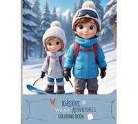 KidSkies Winter Adventures: Snowflakes, Cozy Cabins, and Winter Magic in a Whimsical Coloring Book for Kids