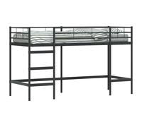 Kids'Loft Bed Frame Steel Child Modern Minimized Space Children Bunk vidaXL