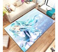 KIDSLOVE Anime Rug, Anime Girl Rug, Living Room, 160 x 230 cm, Bedroom, Children's Rug, Cartoon Girls' Children's Room, Christmas Decoration (4.80 x 120 cm)