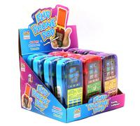 Kidsmania Flip Phone Pop, Assorted Fruit Flavoured Lollipops, 30 g (Pack of 12)