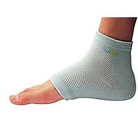 KidSole Gel Sports Sock for Kids with Heel Sensitivity, us Sizes 2-7 (Blue)