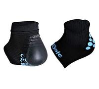 KidSole RX Gel Sports Sock for Kids with Heel Sensitivity from Severs Disease (Toddler 11-2, Black)