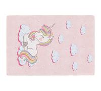 Kids'Rug Washable Anti Slip Soft Floor Mat Area Carpet Rug Unicorn vidaXL