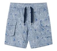 Kids'Shorts with Drawstring Pants Elasticated Waist Shorts Dark Blue 104 vidaXL