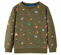 Kids' Sweatshirt Children Long Sleeves Toddler Pullover Kids' Clothes Khaki vida