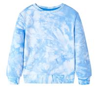 Kids'Sweatshirt Children's Long Sleeves Toddler Tops Pullover Top Soft Blue vid