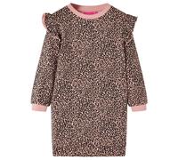 Kids' Sweatshirt Dress Medium Pink 116