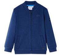 Kids'Sweatshirt with Zip Children Long Sleeves Pullover Clothes Top Navy vidaXL