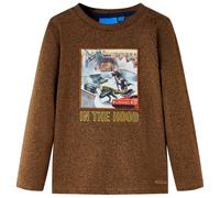 Kids'T-shirt with Long Sleeves Children's T Shirt Top Tee Dinosaur Print vidaXL