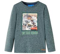 Kids'T-shirt with Long Sleeves Children's T Shirt Top Tee Dinosaur Print vidaXL