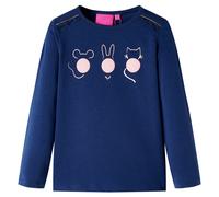 Kids'T-shirt with Long Sleeves Children's T Shirt Tops Tee Animals Print vidaXL