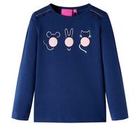 Kids'T-shirt with Long Sleeves Children's T Shirt Tops Tee Animals Print vidaXL