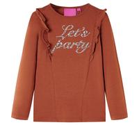 Kids'T-shirt with Long Sleeves Kids'Top Children's T Shirt Tee Glitter Print vi