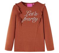 Kids'T-shirt with Long Sleeves Kids'Top Children's T Shirt Tee Glitter Print vi