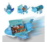 KIDSTHRILL Kids Airplane Toy, Bump & Go Technology, Toy Airplane with Flashing Colorful Lights Music & Airplane Sounds, Toys for Boys & Girls 3-12, Toddler Airplane Toys for 3 Year Old and Up